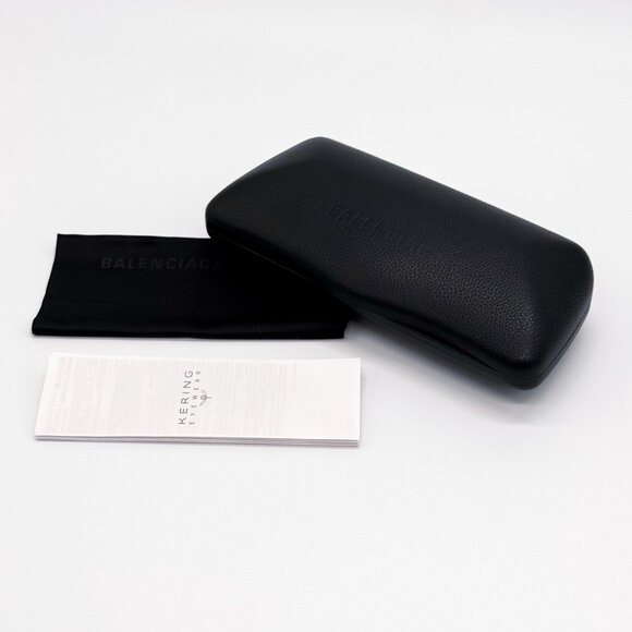 NEW BALENCIAGA BB0245S 002 SILVER UNISEX SUNGLASSES METAL EYEWEAR - Picture 8 of 8